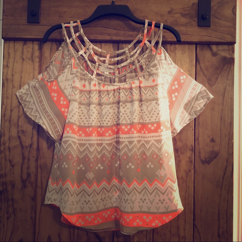 Soulmates cold shoulder blouse